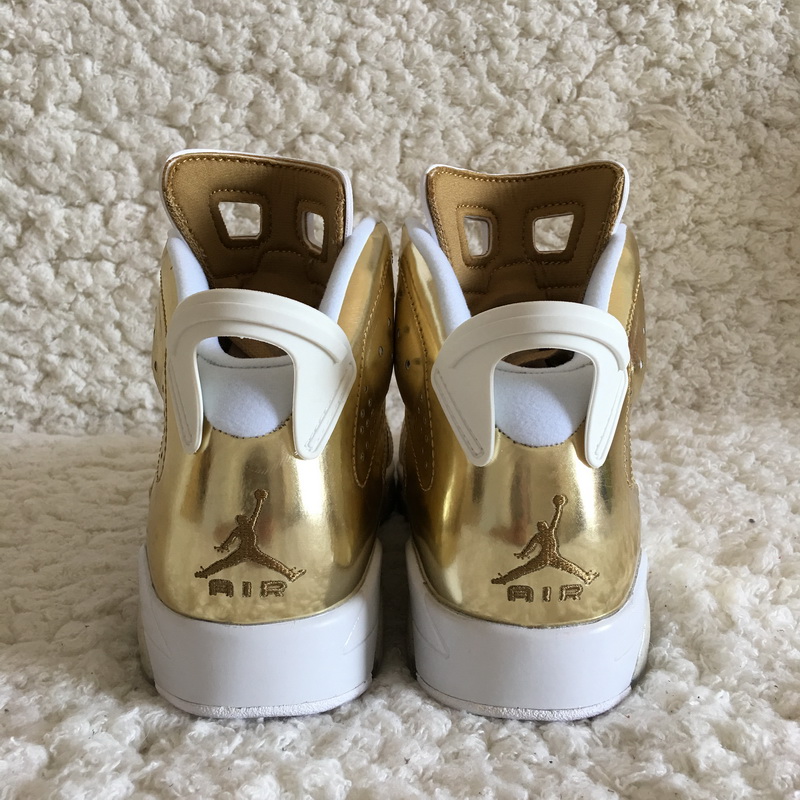 Authentic Air Jordan 6 Pinnacle Gold